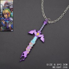 The Legend of Zelda game mini sword key chain/neck...