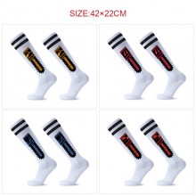 Chainsaw Man anime long knit socks