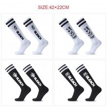 Bleach anime long knit socks