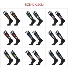 Bleach anime long knit socks