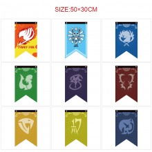 Fairy Tail anime flags 50*30CM