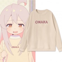 Oyama Mahiro anime round neck thin long sleeve cot...