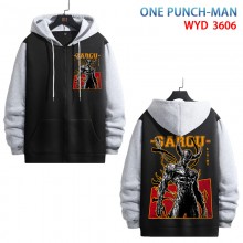 One Punch Man anime zipper cotton long sleeve hood...