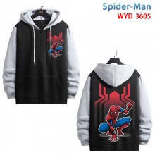 Spider Man zipper cotton long sleeve hoodies cloth