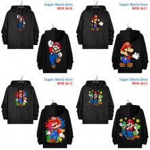 Super Mario anime cotton long sleeve hoodies cloth