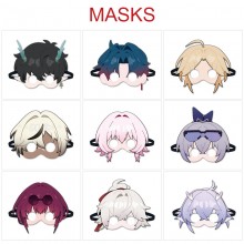 Honkai Star Rail game anime cosplay felt mask eye ...