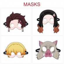 Demon Slayer anime cosplay felt masks eye patch