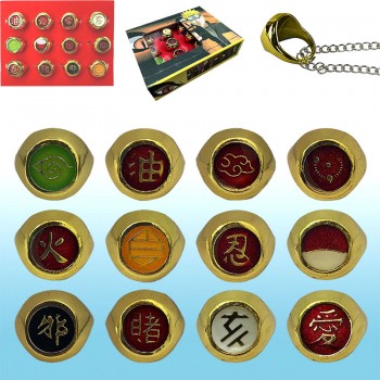 Naruto anime rings set(10pcs a set)