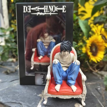 Death Note L sitting anime figure