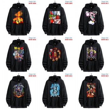 Dragon Ball anime American Retro Make Old Washable Cotton Hoodies