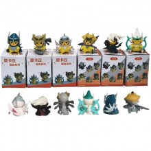 Pokemon anime figures set(6pcs a set)