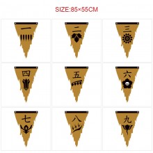 Bleach anime triangle pennant flags 85CM