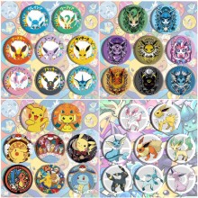 Pokemon anime brooch pins set(8pcs a set)58MM