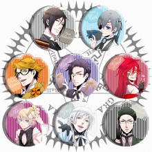 Kuroshitsuji Black Butle anime brooch pins set(8pc...