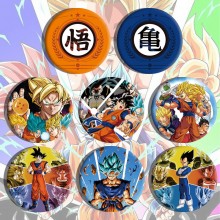 Dragon Ball anime brooch pins set(8pcs a set)58MM