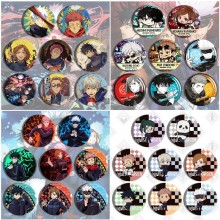 Jujutsu Kaisen anime brooch pins set(8pcs a set)58...