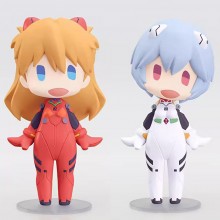 Q Version EVA Asuka Langley Soryu Ayanami Rei Makinami Mari anime figure