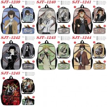 Bungo Stray Dogs anime nylon backpack bag shoulder pencil case