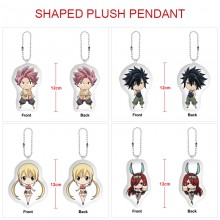 Fairy Tail anime custom shaped plush doll key chai...