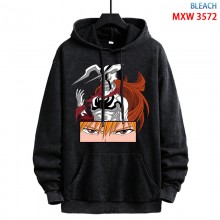 Bleach anime American Retro Make Old Washable Cotton Hoodies