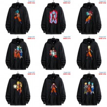 Dragon Ball anime American Retro Make Old Washable Cotton Hoodies