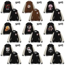 Demon Slayer anime baseball block jackets uniform ...