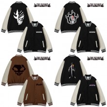 Bleach anime baseball block jackets uniform coats hoodie