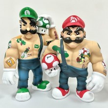 Super Mario Bros Luigi muscle anime figure