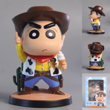 Crayon Shin-chan cowboy Buzz Lightyear anime figure