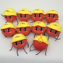 3.2inches Egg Party Ruarua plush dolls set(10pcs a...