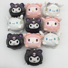 3.2inches Melody Cinnamoroll Kuromi Purin Plush do...