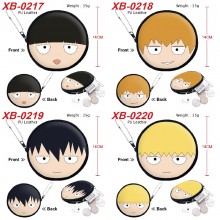 Mob Psycho 100 anime pu zipper round wallet coin p...