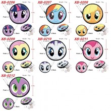 My Little Pony anime pu zipper round wallet coin purse