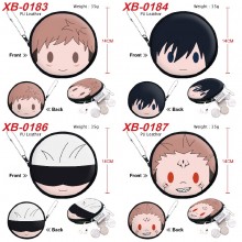 Jujutsu Kaisen anime pu zipper round wallet coin p...