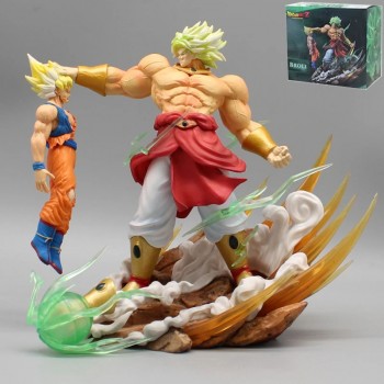 Dragon Ball Super Saiyan Broly Broli Vs Son Goku Anime Figure