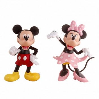 Mickey Mouse Minnie Mouse anime figures set(2pcs a set)