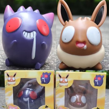 Pokemon Gengar Eevee anime figure