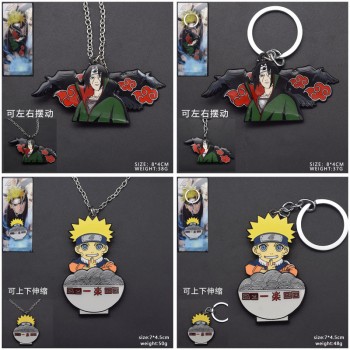 Naruto anime movable key chain/necklace