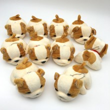 4.8inches Shar Pei plush dolls set(10pcs a set)