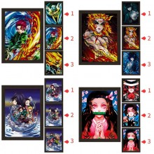 Demon Slayer anime 3D Decorative Painting Frame Mu...