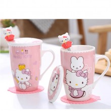 Doraemon Hello Kitty anime mug cup set 370ml