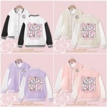 Melody anime Top Jacket Baseball Uniform Coat Oute...