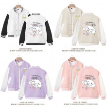 Cinnamoroll anime Top Jacket Baseball Uniform Coat Outerwear Hoodies