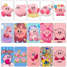 Kirby anime card crystal stickers set(10pcs a set)