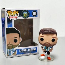 Funko POP 10 Lionel Messi football star figure