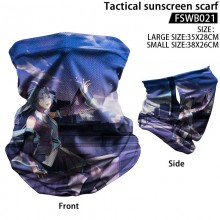 Hatsune Miku UV Protection Face Cover Mask Neck Ga...