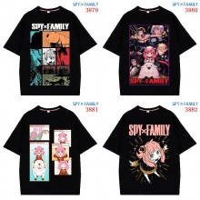 SPY x FAMILY anime 230g direct injection short sleeve cotton t-shirt