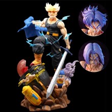 Dragon Ball Super Saiyan Trunks anime figure 3 hea...