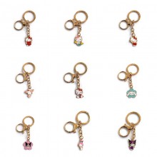 Melody kitty Cinnamoroll Kuromi Pochacco alloy key...