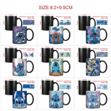 Stitch anime color changing mug cup 400ml